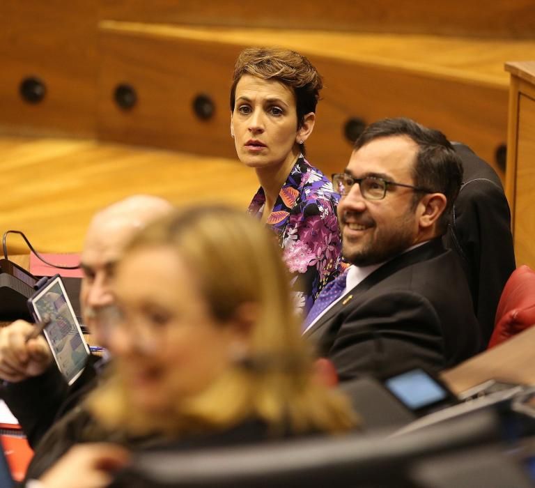 Reunión del Pleno del Parlamento de Navarra