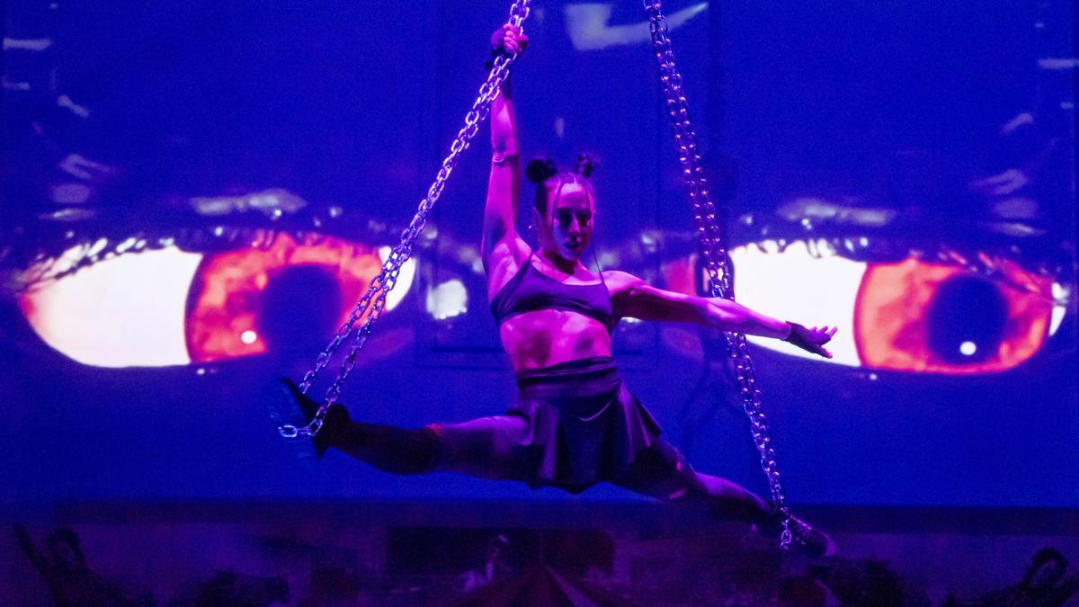 Escena de circo en Sendaviva