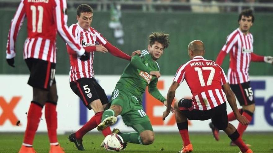 El Athletic se atasca en Viena con un empate ante el Rapid