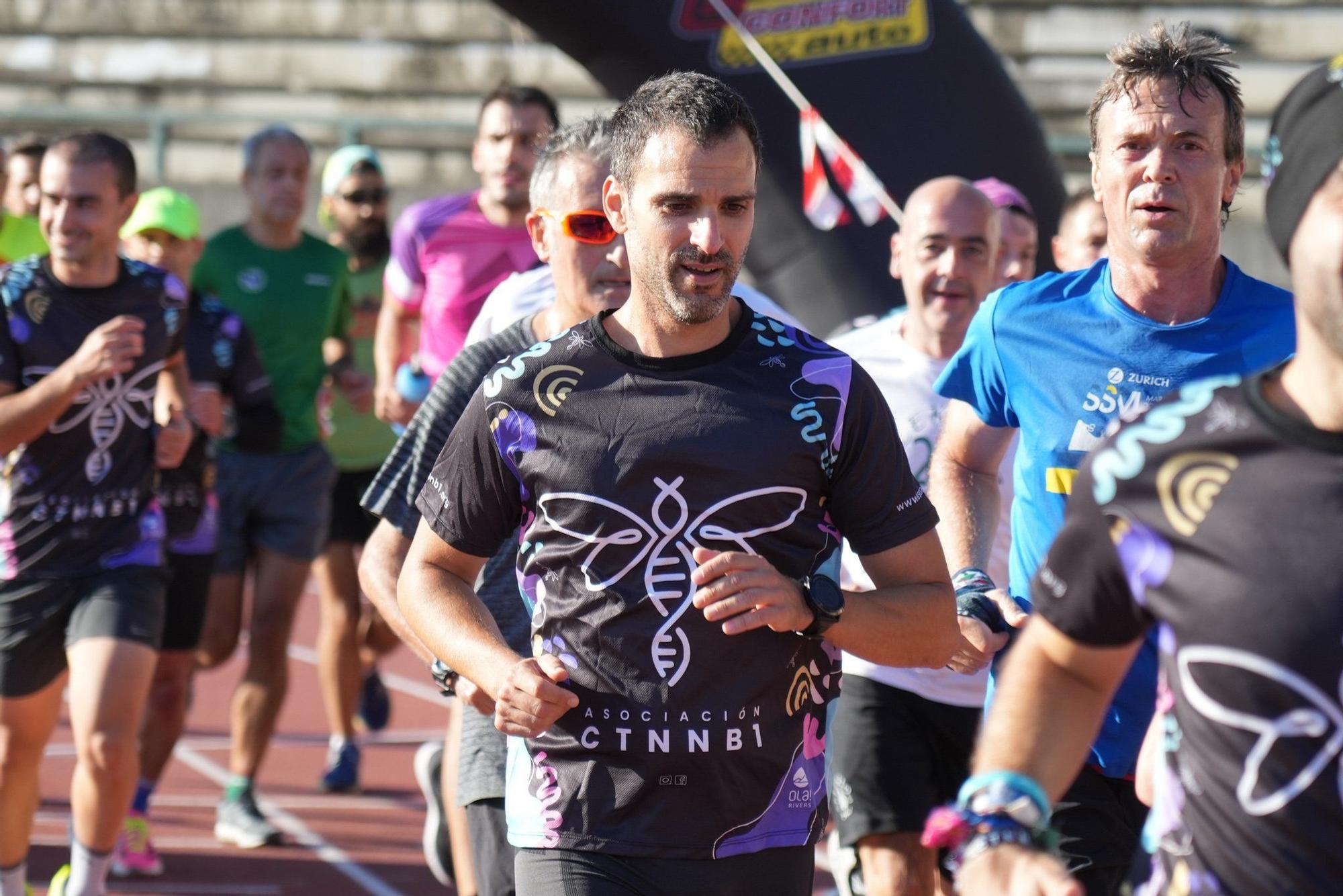 Basauri arropa a Yeray González en la final de su reto '12 maratones en 12 meses' por la asociación CNTTB1