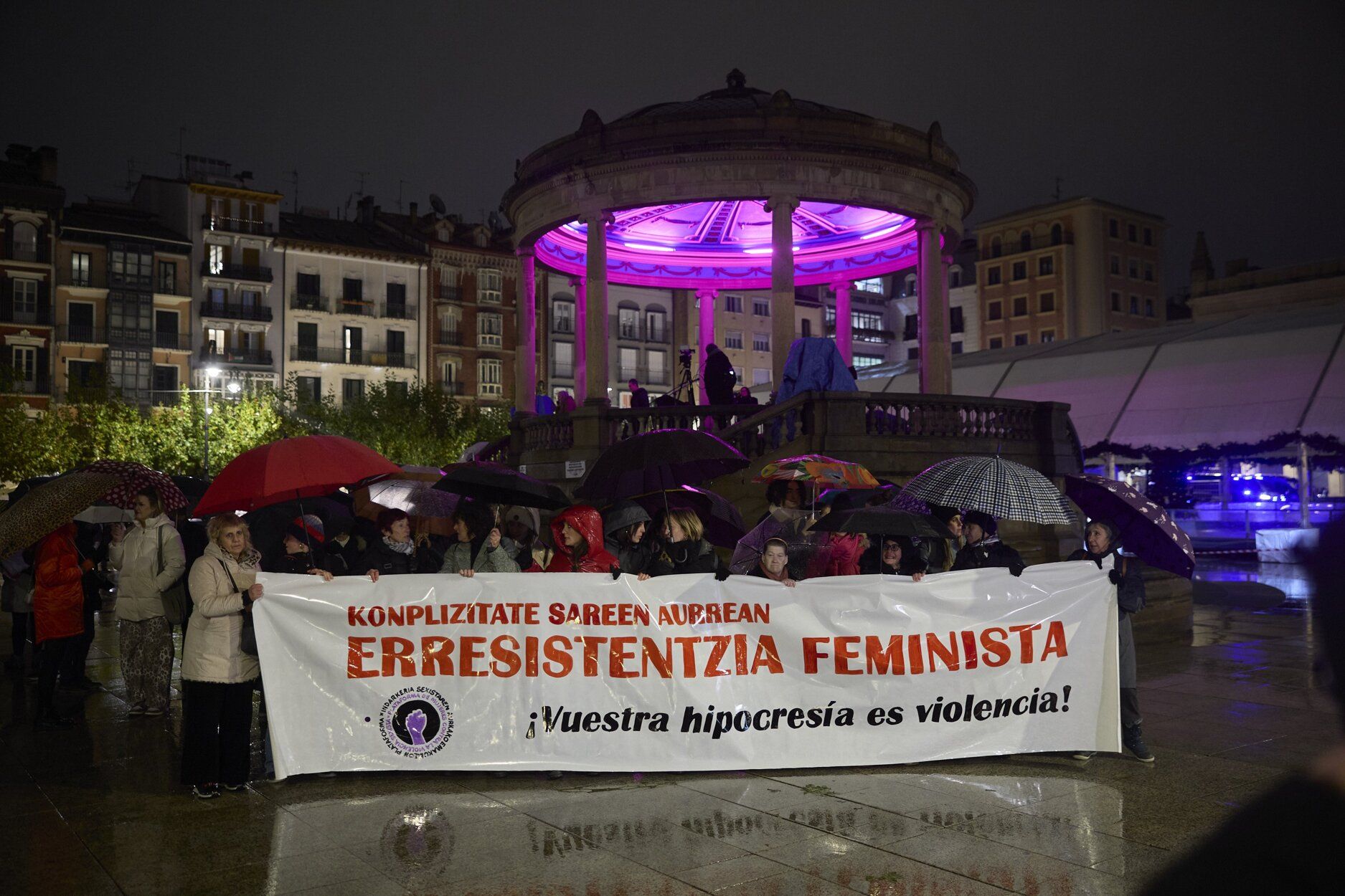 Imágenes de la manifestación del movimiento feminista de este 25N