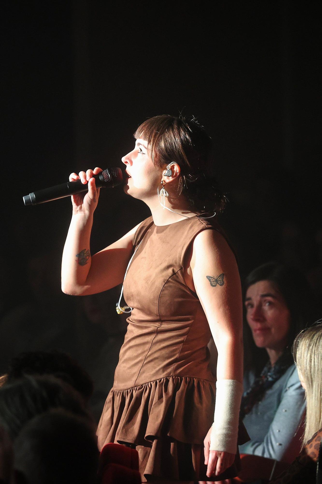 Fotos del concierto de Olaia Inziarte en el Teatro Gayarre