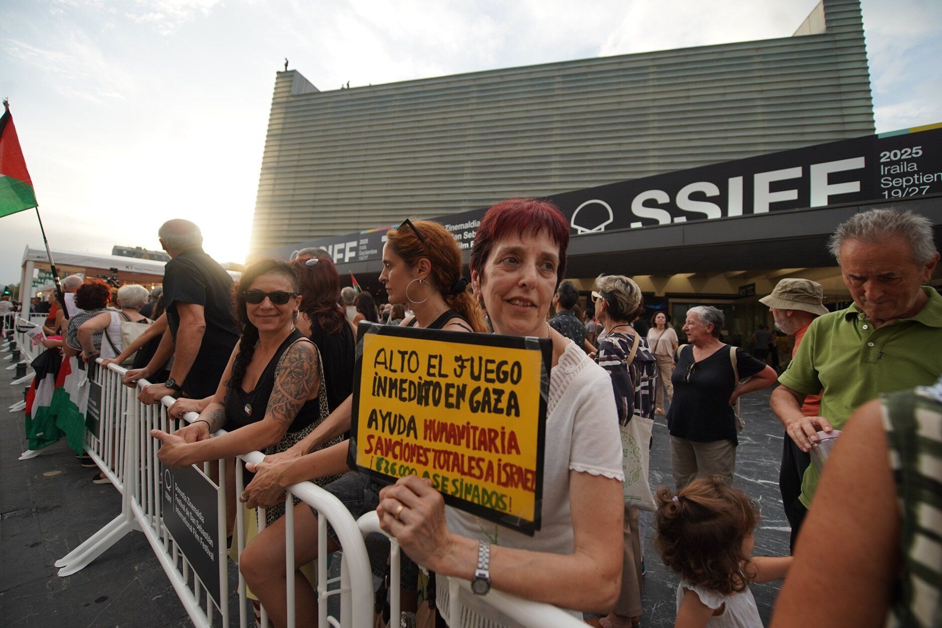 Las protestas por Palestina toman la alfombra roja
