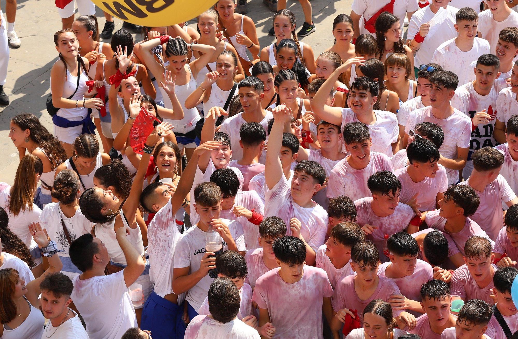 Fotos del chupinazo de Tafalla