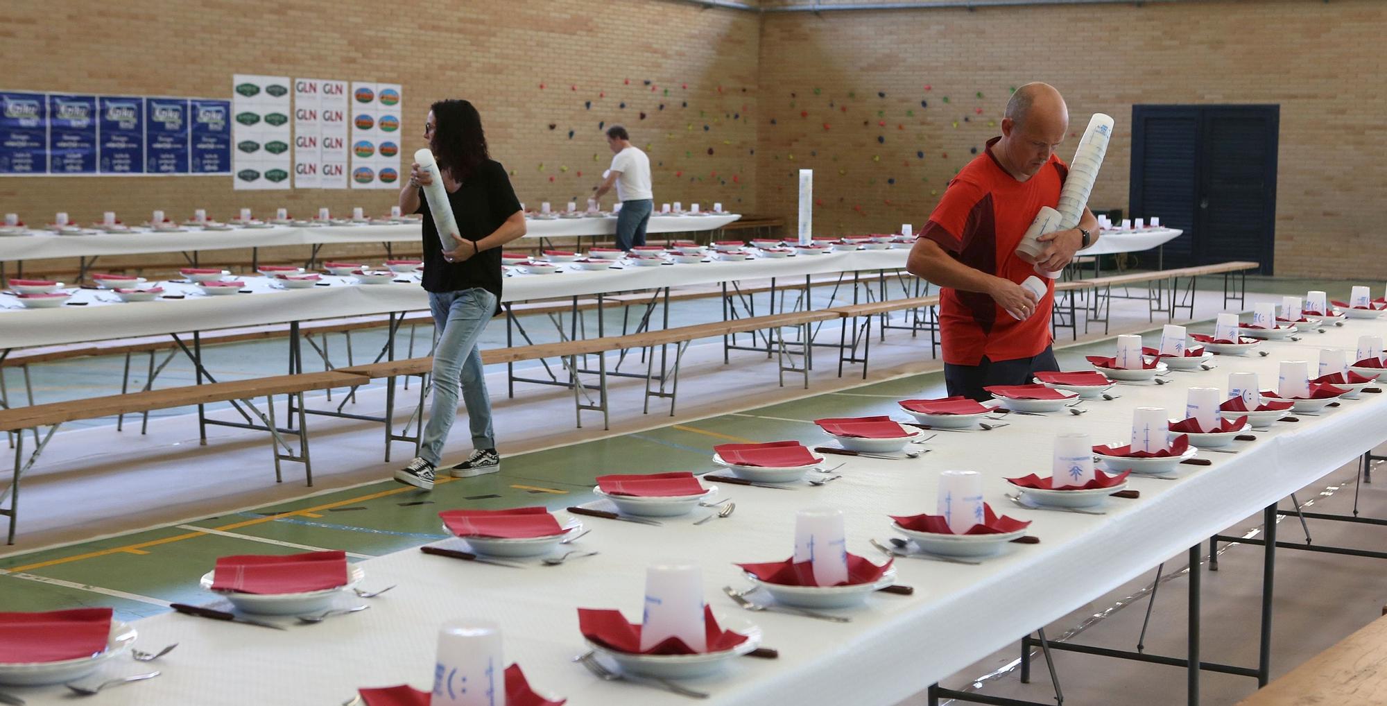 FOTOS | Preparativos del Nafarroa Oinez 2025 en Villava - Atarrabia