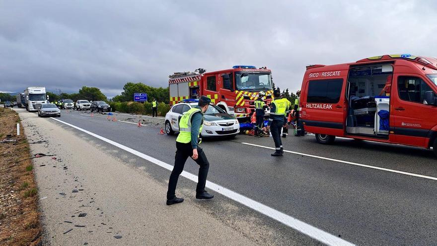 Accidente mortal en Olite (AP-15)