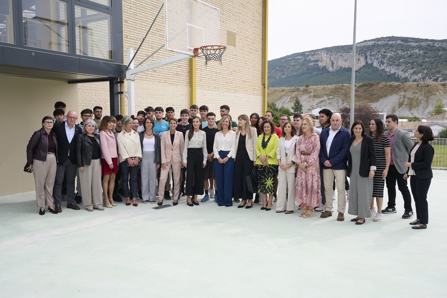 Fotos de la visita de la reina Letizia al CIP FP Lumbier IIP