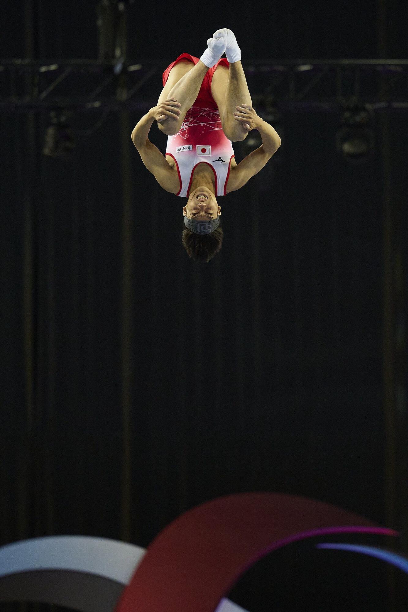 Las fotos más espectaculares del Mundial de gimnasia de trampolín en Pamplona
