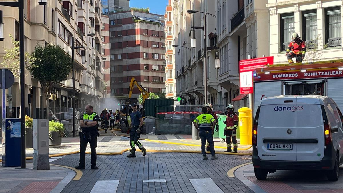 Bomberos y Policía Municipal se han desplazado hasta la zona