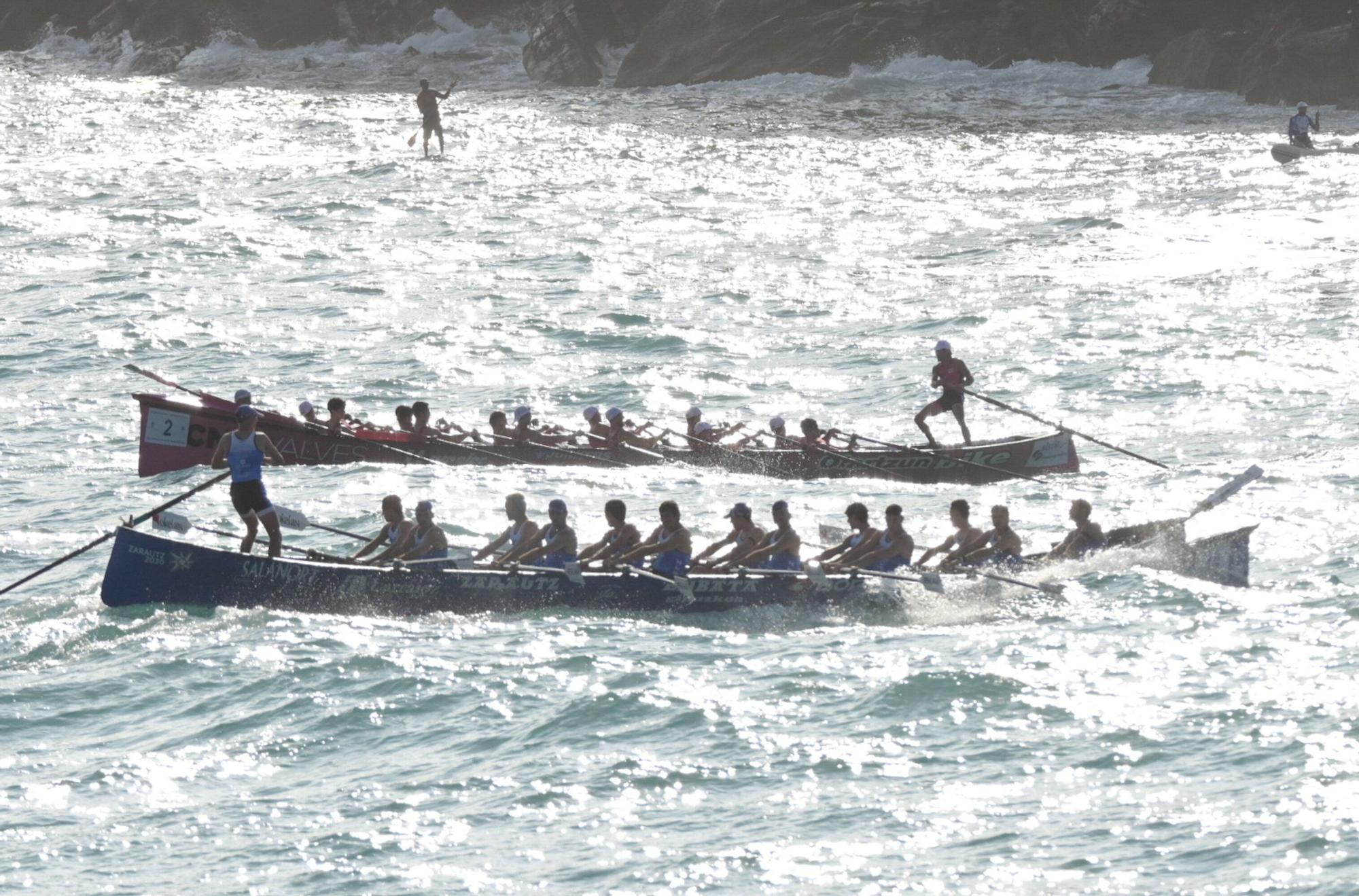 En imágenes: regata clasificatoria para la Bandera de La Concha