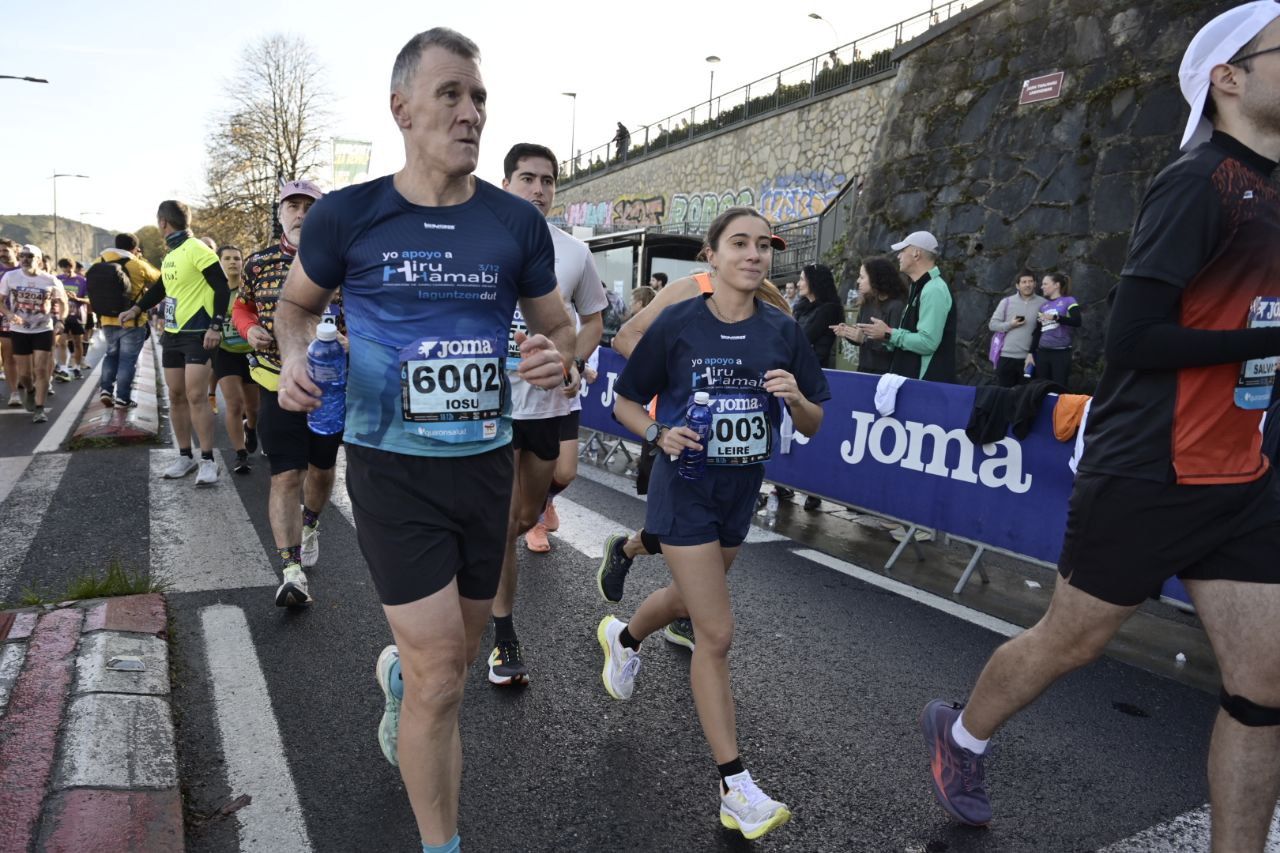 Ilusión y concentración en la salida de la Behobia-San Sebastián