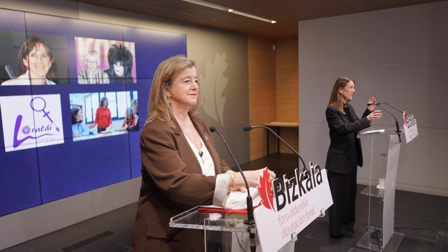 Bizkaia reconoce la labor de la histórica feminista Begoña Sagasti
