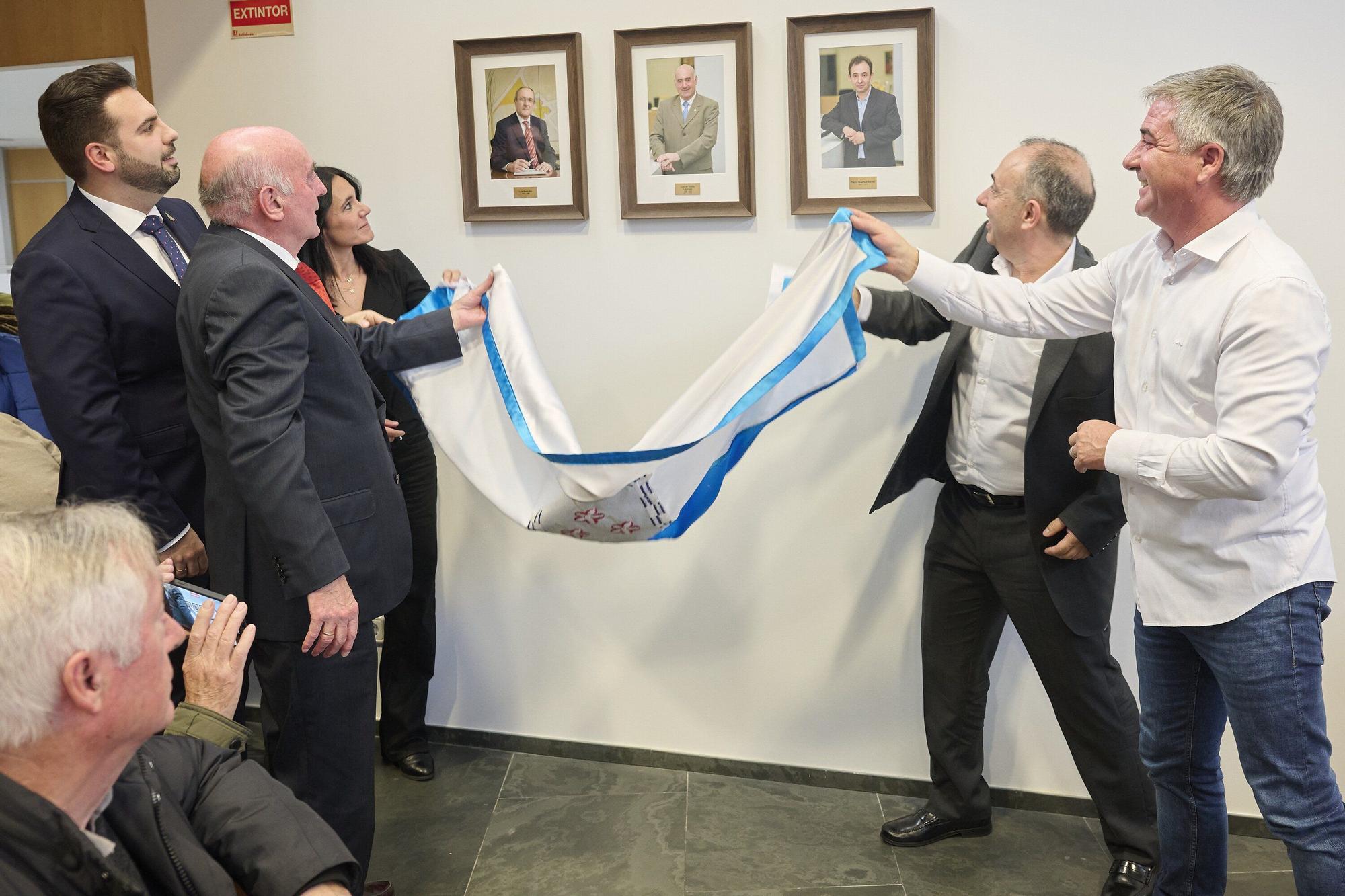 Homenaje a los tres exalcaldes de Zizur Mayor