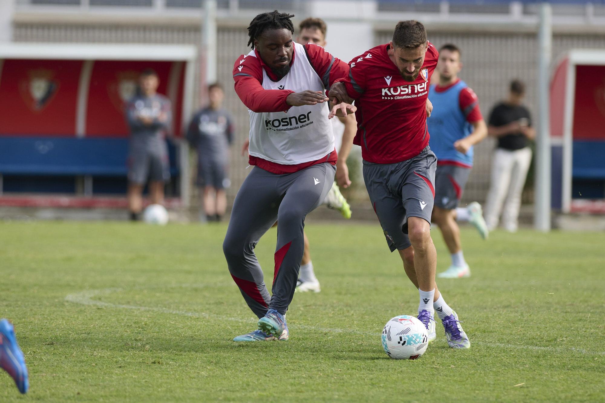 Fotos del entrenamiento de tarde de Osasuna (23/07/2025)