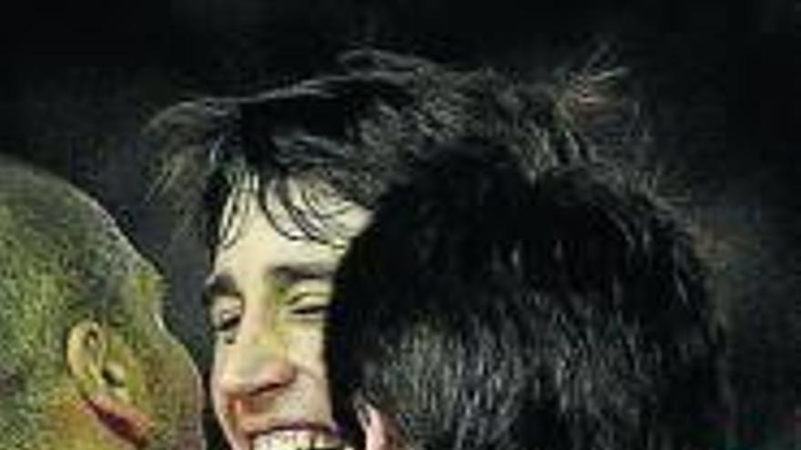 Messi celebra un gol.