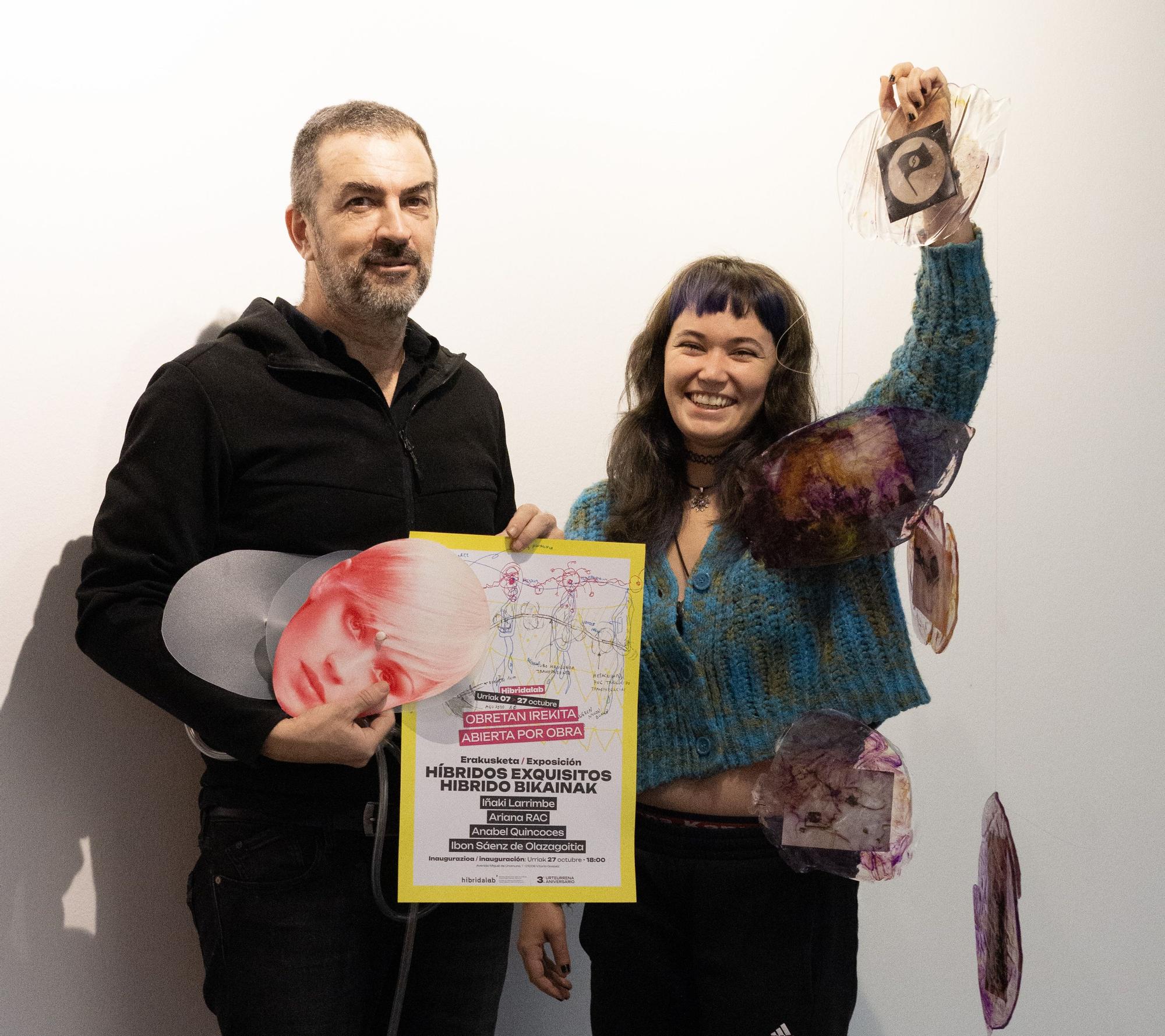 Iñaki Larrimbe y Ariana RAC en Hibridalab.
