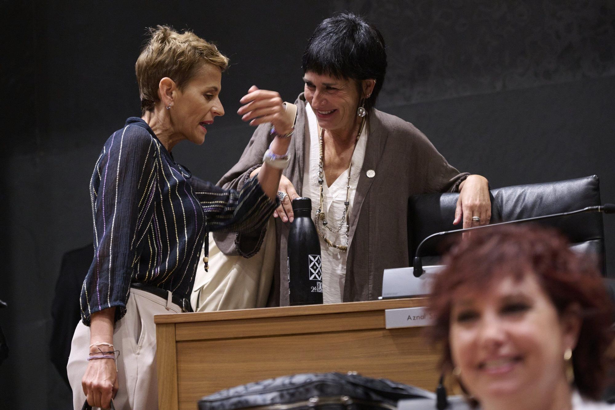 Fotos del pleno del Parlamento de Navarra (primero del curso 2025-26)