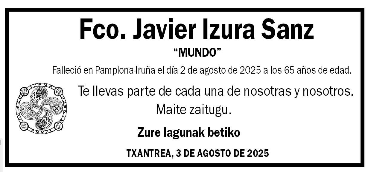 Fco. Javier Izura Sanz