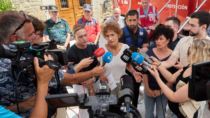 Ezkabarte: 90 efectivos y más medios aéreos contra el fuego este sábado