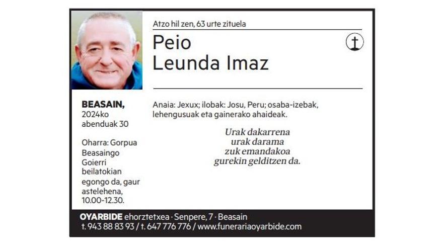 Peio Leunda Imaz