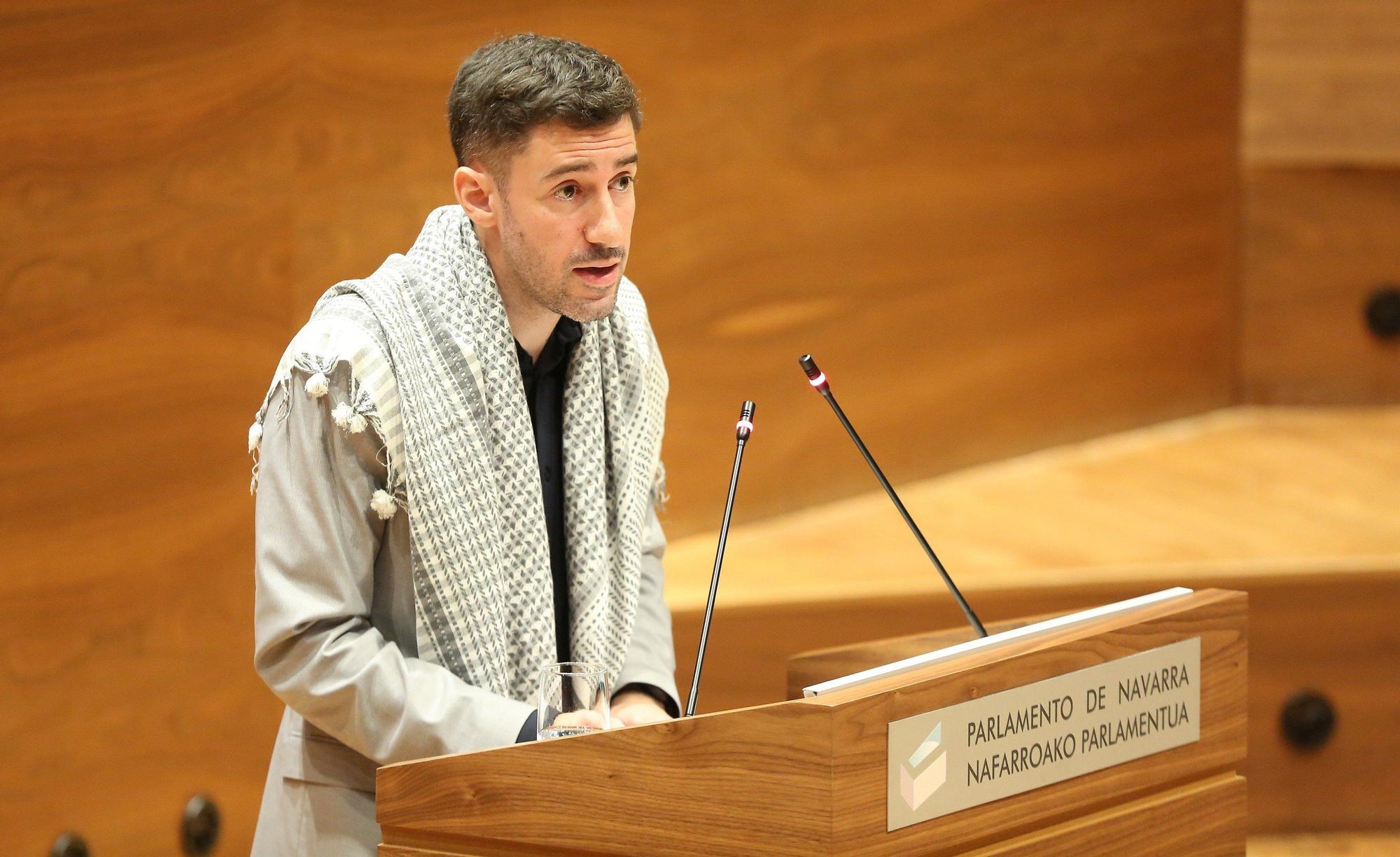 Fotos del pleno del Parlamento de Navarra del jueves 2 de octubre