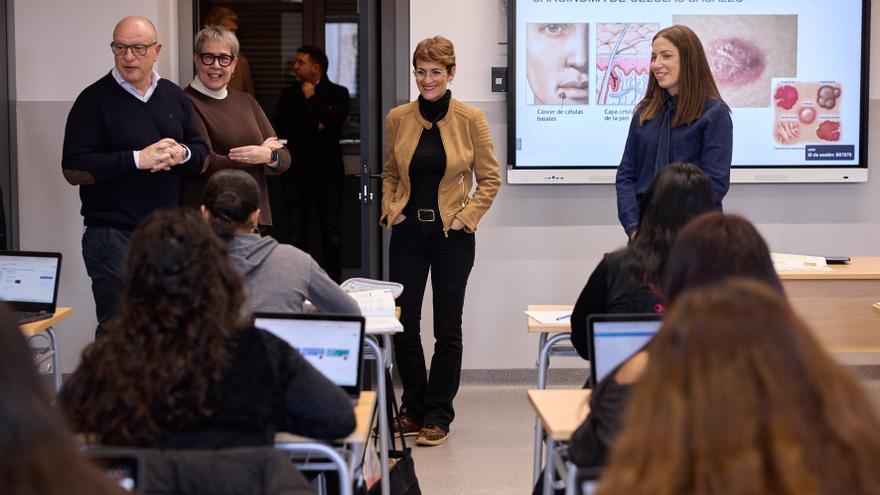 Chivite destaca que el reimpulso de la ETI de Tudela es la mayor operación de FP de la historia de Navarra