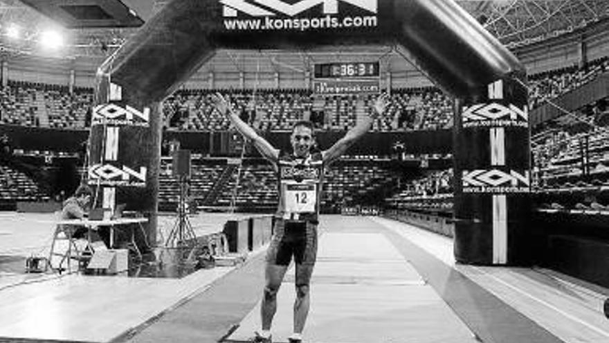 Una carrera por el techo de Bilbao