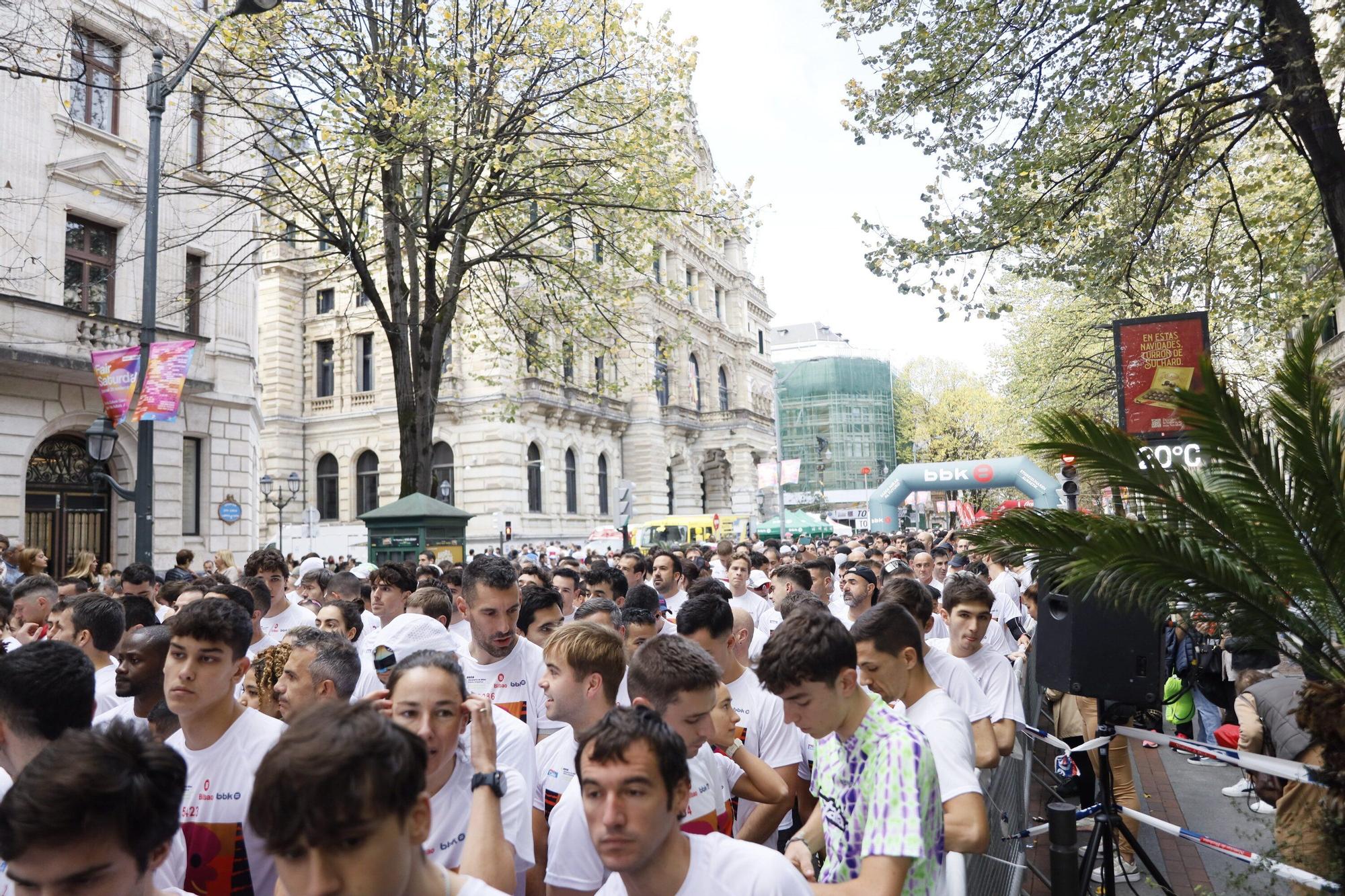 En imágenes: la Herri Krosa calienta motores en Bilbao