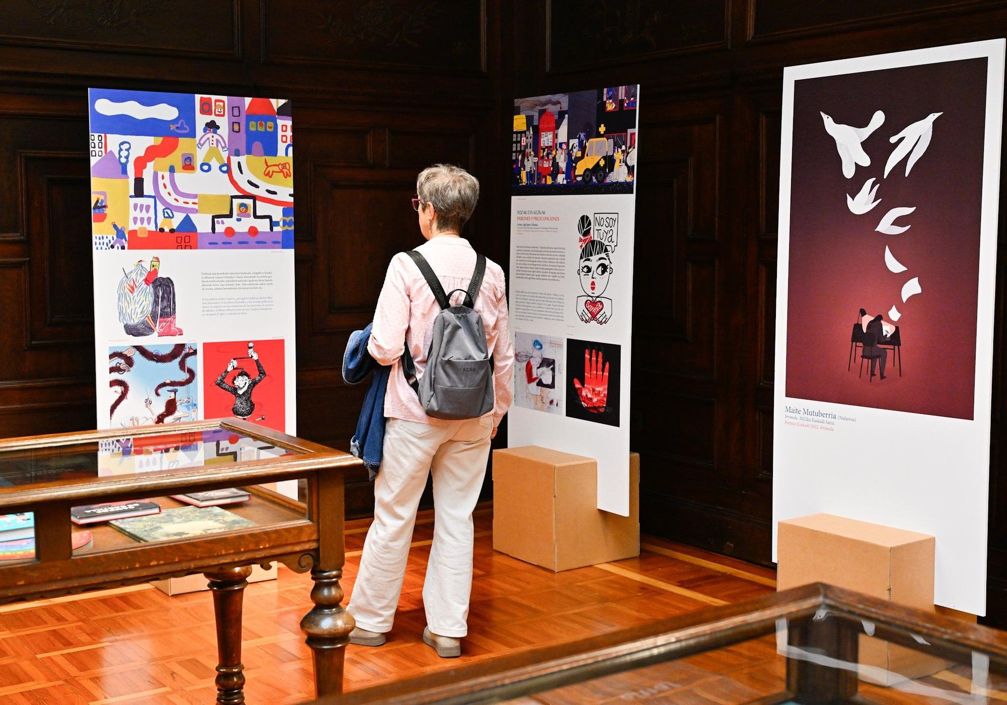 En imágenes: Exposición y actividades con motivo de "Ilustrazioaren eguna"