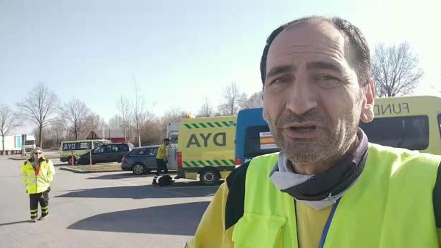 Los voluntarios de la DYA ya rozan la frontera con Polonia