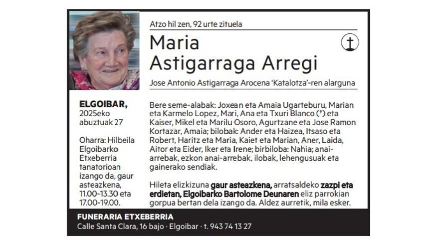 Maria Astigarraga Arregi