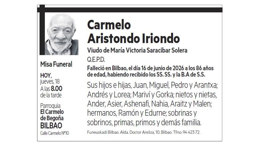 Carmelo Aristondo Iriondo