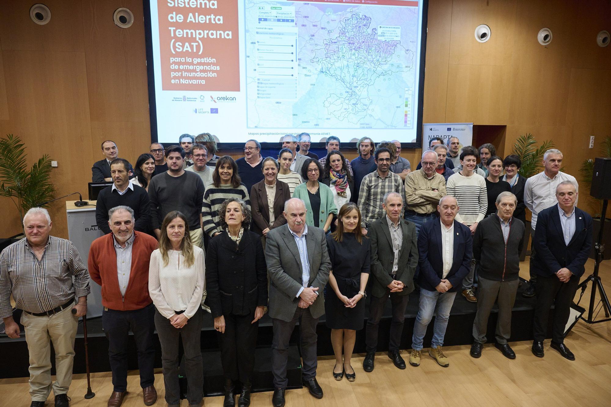 Aierdi presenta el nuevo sistema de alerta temprana ante el riesgo de inundaciones