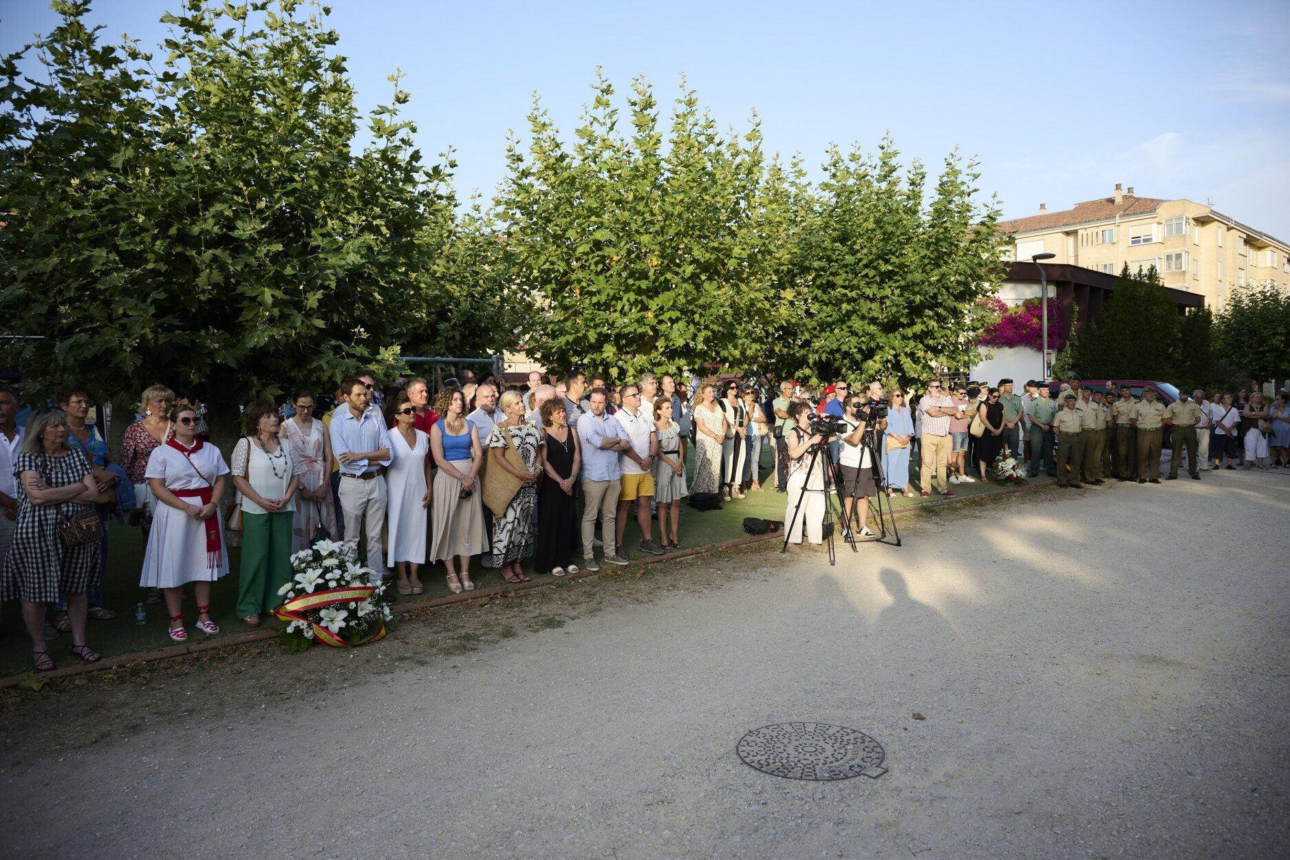 Fotos del homenaje a Casanova en Berriozar en el 25 aniversario de su asesinato por ETA