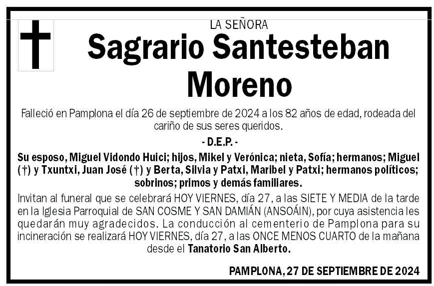 Sagrario Santesteban Moreno