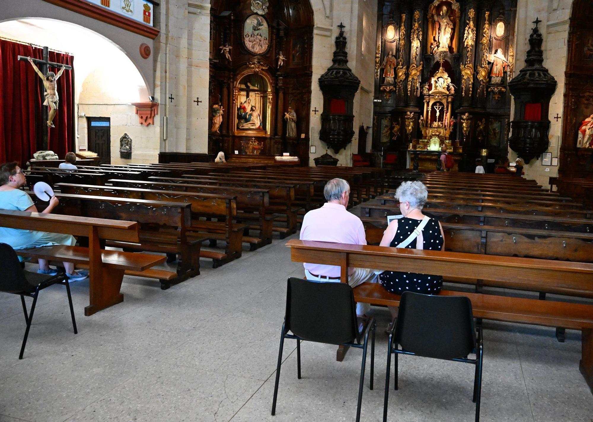La iglesia de San Nicolás, uno de los refugios climáticos de Bilbao