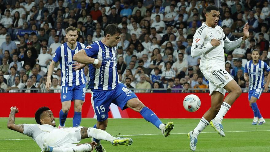 Sin suerte en el Bernabeú