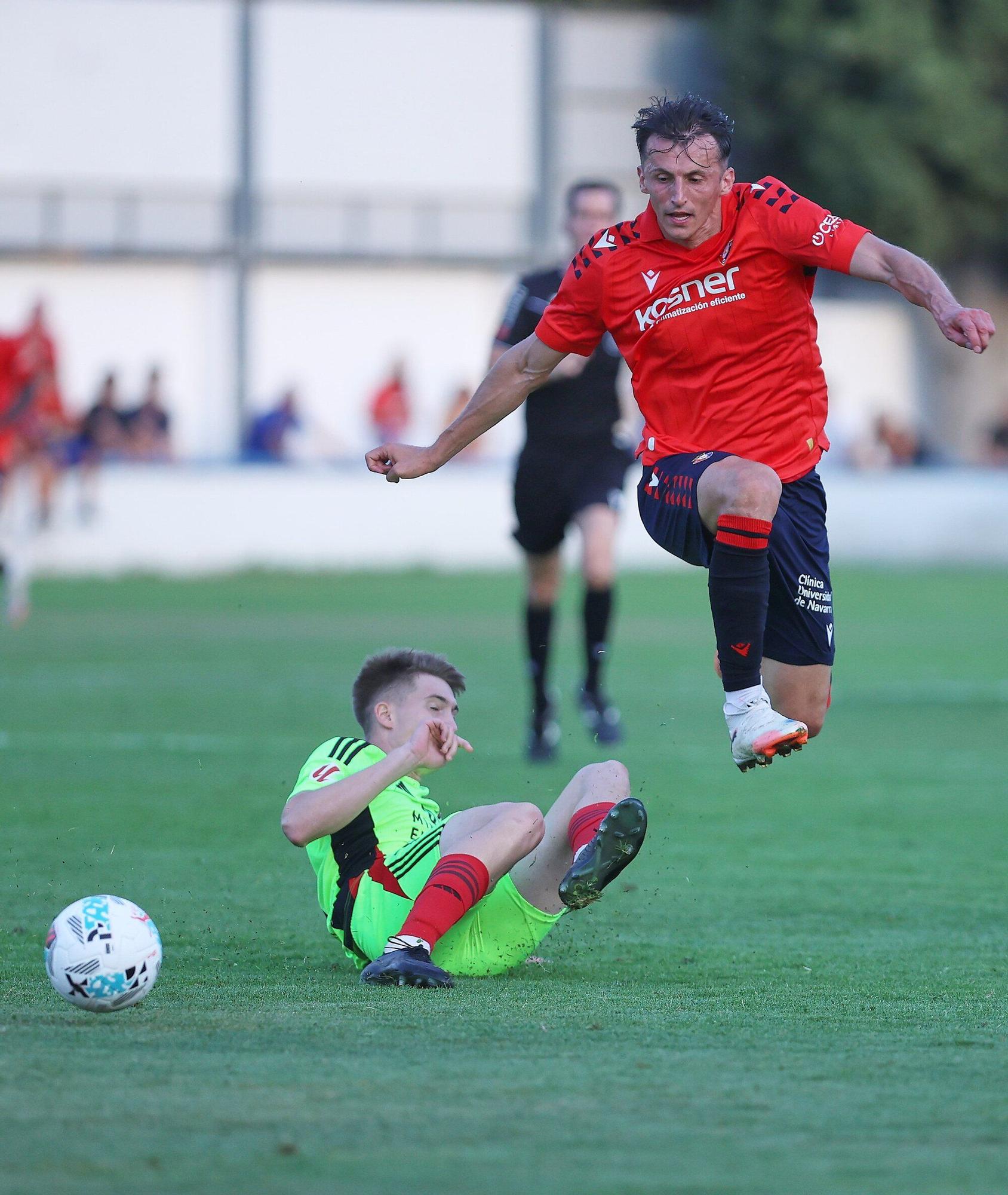Osasuna logra en Tafalla su primer triunfo de pretemporada