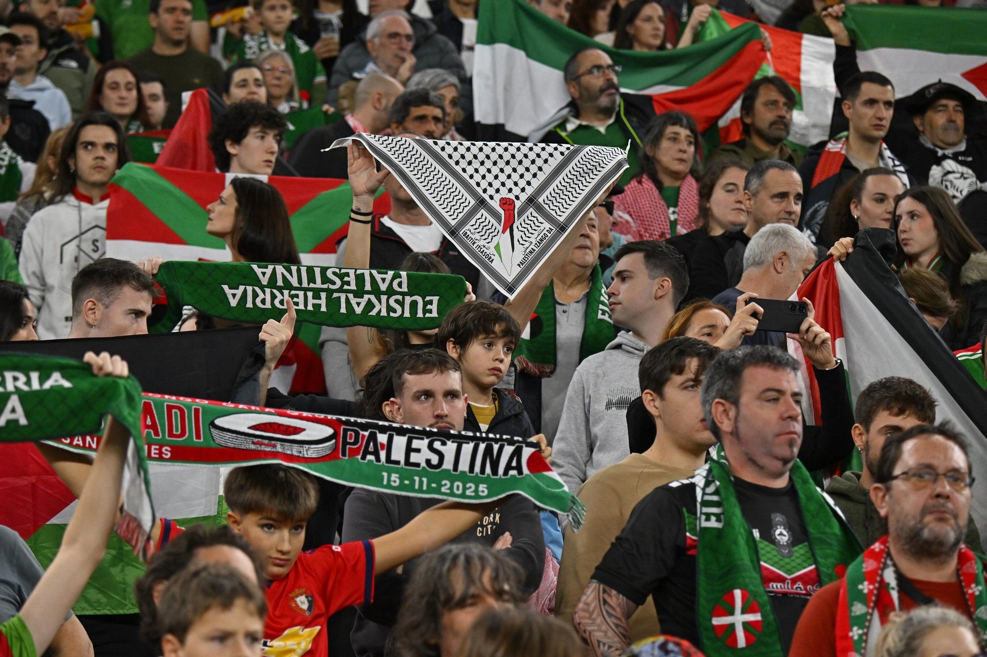 Las imágenes del Euskal Selekzioa - Palestina