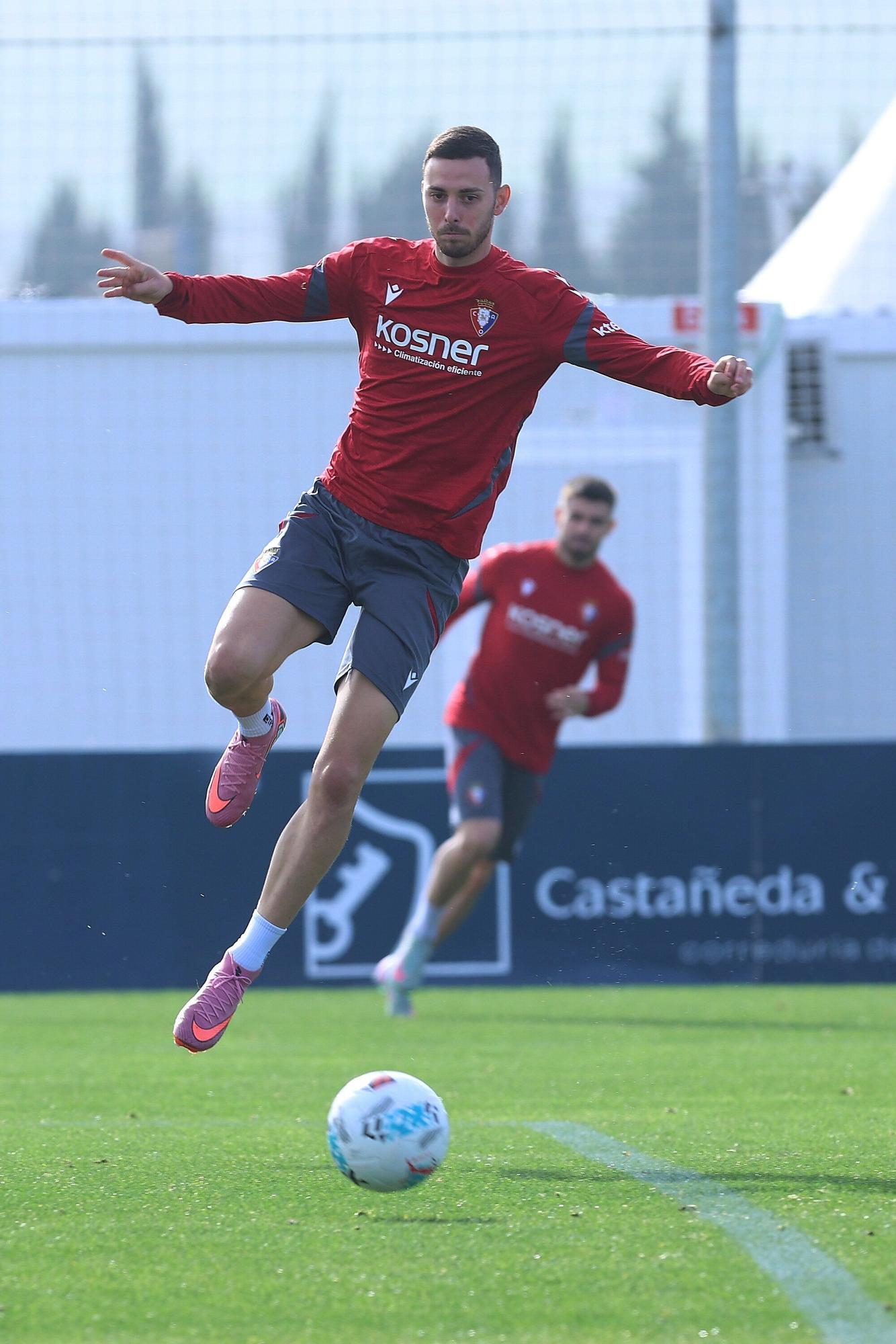 Entrenamiento de Osasuna de este domingo