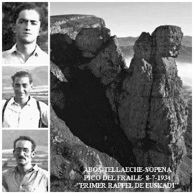 Cordada Abos, Tellaetxe, Sopeña (1934)
