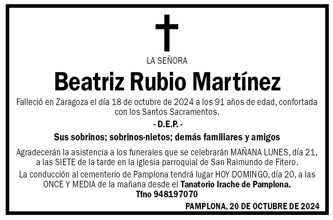 Beatriz Rubio Martínez