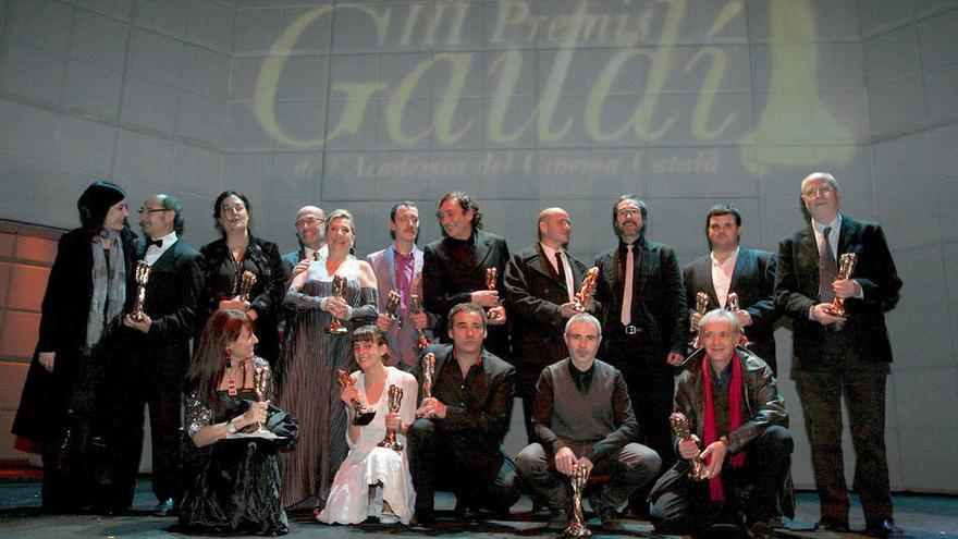 Galardonados en los III Premios Gaudí de Cine.