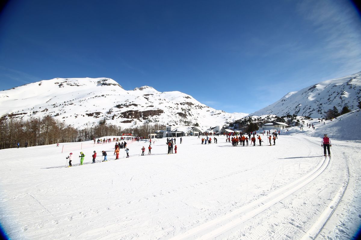 Esquí nórdico en Somport.