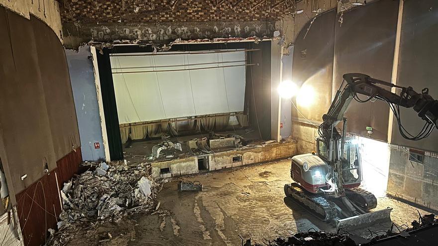 Comienzan las obras para convertir el antiguo cine de Fustiñana en un espacio multiusos
