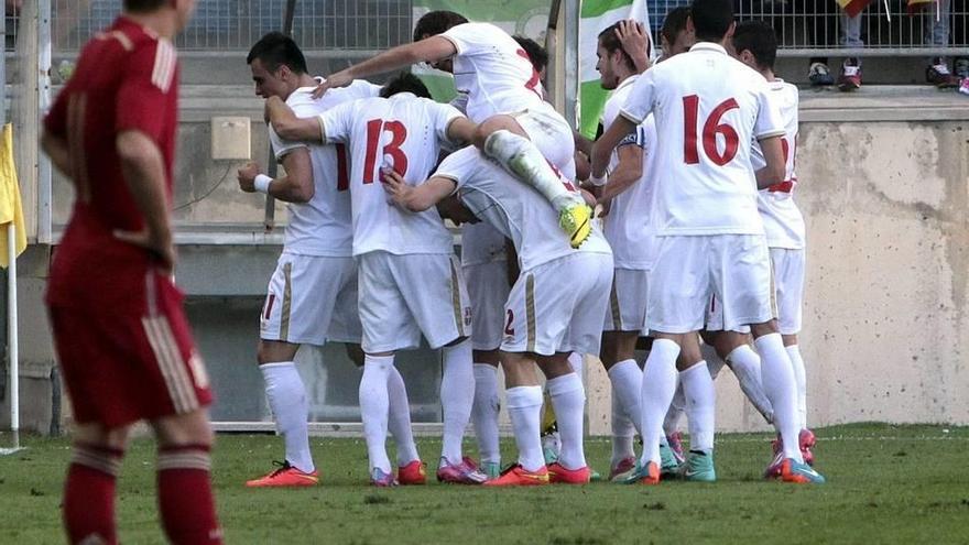 España sub-21 cae ante Serbia y no jugará ni el Europeo ni los Juegos Olímpicos