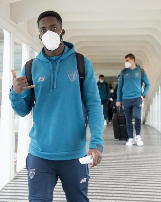 Viaje del Athletic a Málaga por la Supercopa