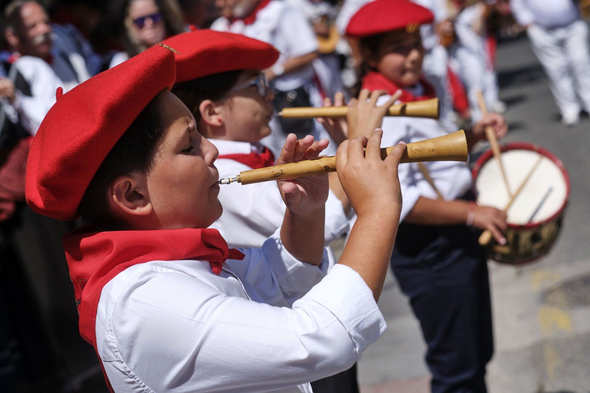 Fotos del inicio de las fiestas de Estella-Lizarra