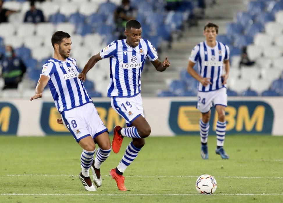 Partido disputado en Anoeta entre Real Sociedad y Real Madrid.