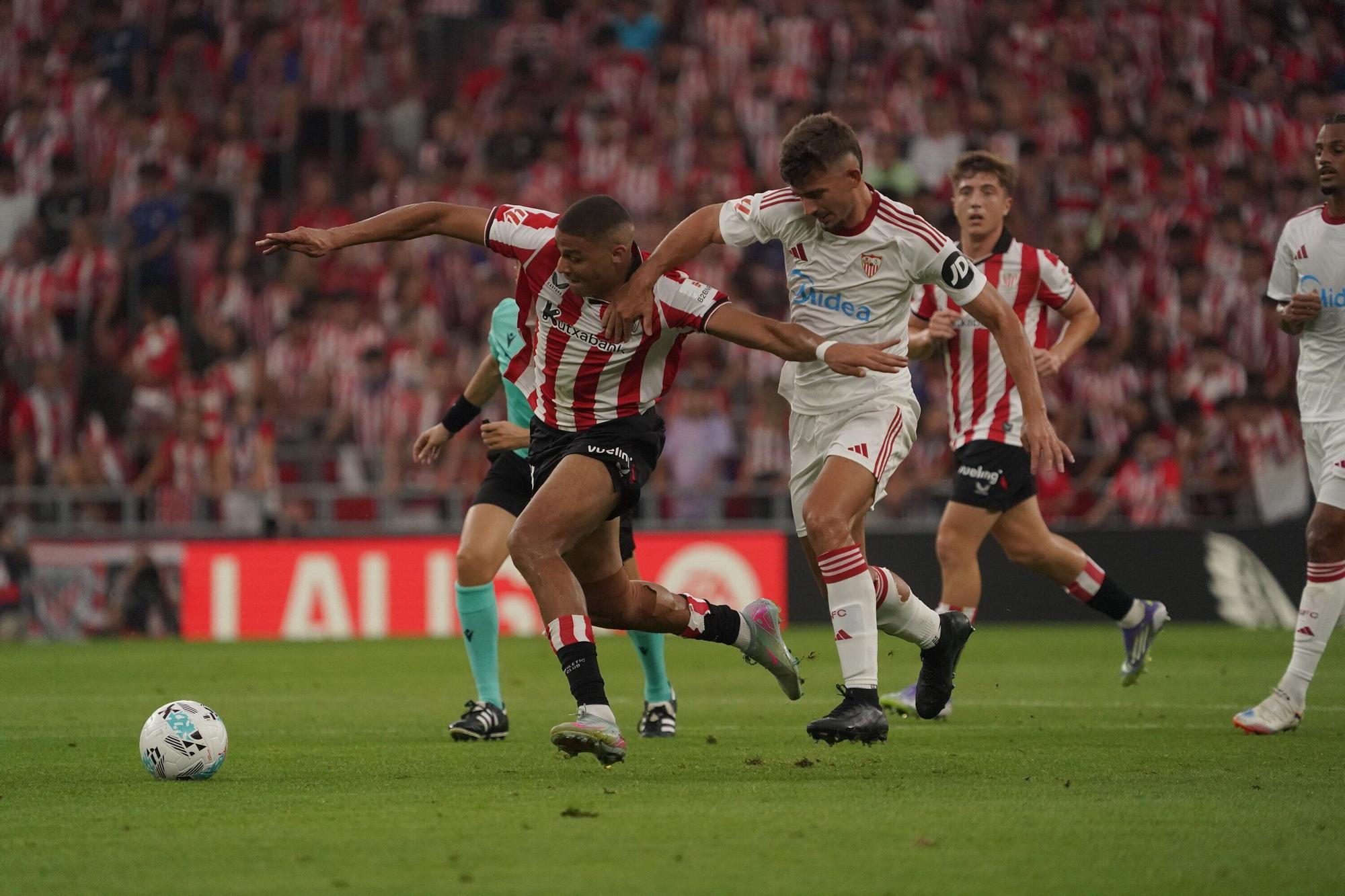El Athletic-Sevilla, en imágenes
